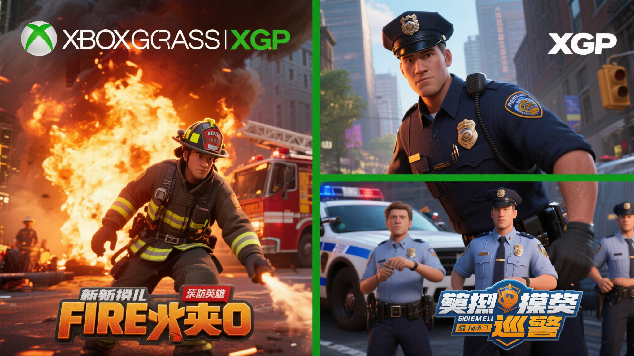 XGP游戏库更新:《消防英雄模拟》与《巡警警察模拟器》加入 XGP游戏库更新:《消防英雄模拟》与《巡警警察模拟器》加入
